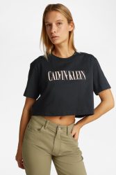 Calvin Klein Jeans Varsity Oversize T-Shirt - Black XS Damen