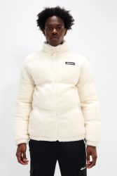 Ellesse Monoli Puffer Sherpa Jacke - Offwhite M Herren