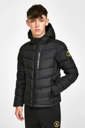 Zavetti Canada Fallonino Hybrid gesteppte Jacke - Jet Black L Kids