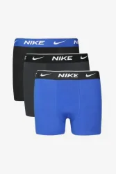 Nike Dreierpack Boxershorts - Black + Anthracite + Game Royal M Kids