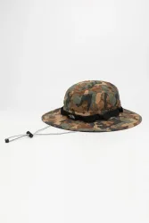 The North Face Fischerhut / Bucket Hat - Olive + Brown L/XL