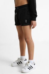 Juicy Couture Samt Shorts - Jet Black 12 Kids