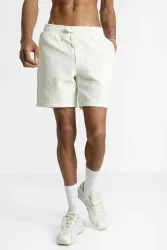 Only & Sons ONSTELL DOBBY Strukturierte Stoffshorts - Whisper White S Herren
