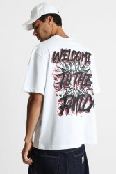 Hoodrich Oversize T-Shirt - White S Herren