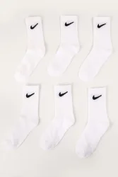 Nike Sechserpack Socken - White EU27-35 Kids