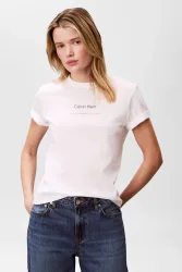 Calvin Klein Jeans T-Shirt - Bright White M Damen