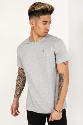 Tommy Jeans T-Shirt - Light Grey Heather XS Herren