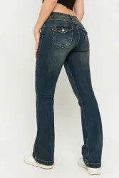 Tally Weijl Bootcut Jeans - Dark Blue Washed 36 Damen