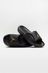 Jordan Franchise Pantoletten - Black + Metallic Gold EU42.5 Herren
