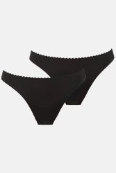 Only Doppelpack Strings - Black S Damen