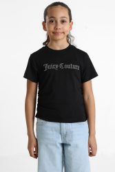 Juicy Couture Crop T-Shirt - Black 12 Kids