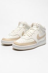 Nike Court Vision Sneaker - Summit White + Light Orewood Brown EU38 Damen