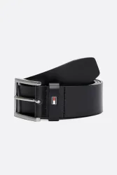 Tommy Hilfiger Ledergürtel - Black 90 Herren
