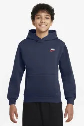 Nike Club Fleece Kapuzensweatshirt - Navy XL Kids