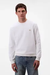 Calvin Klein Jeans Sweatshirt - Bright White M Herren
