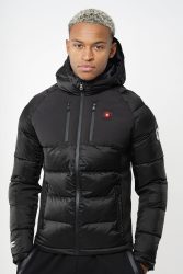 Comme des Loups Andorre beheizbare Pufferjacke - Black S Herren