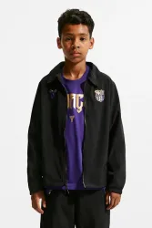 Nike FC Barcelona Oversize Trainingsjacke - Black + Field Purple XL Kids