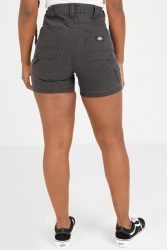 Dickies High Waist Jeansshorts - Schwarz 26 Damen