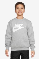 Nike Sportswear Club Fleece Sweatshirt - Grey Heather M Kids