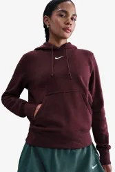 Nike Sportswear Phoenix Fleece Kapuzensweatshirt - Burgundy Crush M Damen