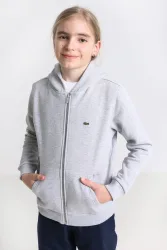 Lacoste Kapuzensweatjacke - Silver Heather 12 Kids