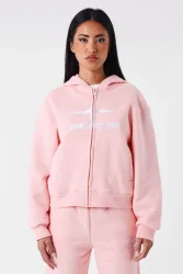 Project X Paris Kapuzensweatjacke - Light Pink M Damen