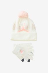 Jordan Air Set: Beanie und Handschuhe - Sail Einheitsgroesse Kids