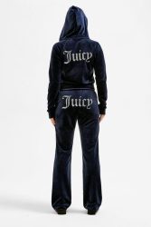 Juicy Couture Tina Samt Hose - Night Sky XS Damen