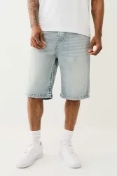 True Religion Vinny Jeansshorts - Light Wash Blue 28 Herren