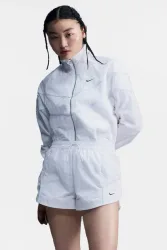 Nike Oversize Windbreaker - White M Damen