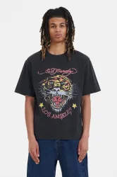 Ed Hardy T-Shirt - Black S Herren