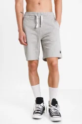 U.S. Polo Assn. Bald Sweatshorts - Light Grey Heather S Herren