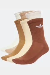 Adidas Originals Trefoil Sechserpack Socken - Cream White + Wonder Quartz + Sand Strata L