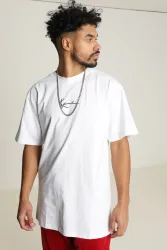 Karl Kani Oversize T-Shirt - White M Herren