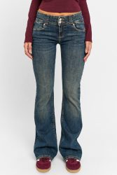 Tally Weijl Bootcut Jeans - Dark Blue Used 36 Damen