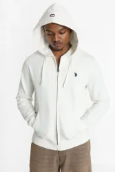 U.S. Polo Assn. Luke Kapuzensweatjacke - Offwhite L Herren