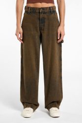 Dickies Stevensville Carpenter Jeans - Indigo Brown 25 Damen