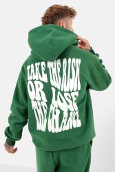 Sixth June Kapuzensweatshirt - Green L Herren