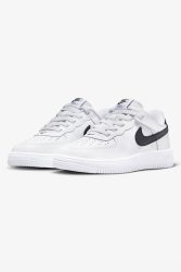 Nike Air Force 1 EasyOn Kids Sneaker - White + Black EU33.5