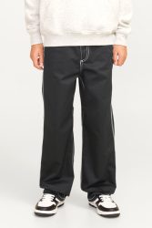 Jack & Jones Junior Stalex Contrast Worker Relaxed Fit Jeans - Black + White 146 Kids