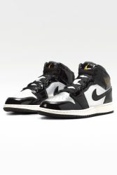 Jordan Air Jordan 1 Sneaker - Black + Metallic Silver + Metallic Gold EU36 Kids
