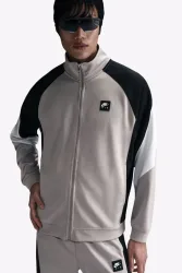 Nike Air Oversize Trainingsjacke - College Grey + Black + White M Herren
