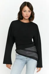Tally Weijl Langarmshirt - Black M Damen