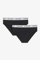 Calvin Klein Underwear Doppelpack Slips - Black 14/16 Kids
