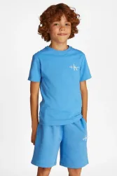 Calvin Klein Jeans Monologo t-shirt - Mesmerizing Blue 16 Kids