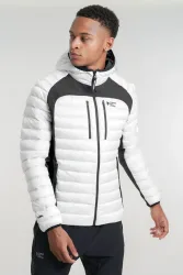 Comme des Loups Colorado Leichte Gesteppte Jacke - Weiss M Herren