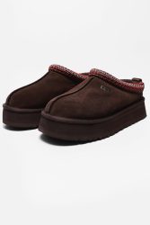 UGG Tazz gefütterte Plateau Slipper - Dusted Cocoa EU36 Damen