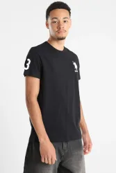 U.S. Polo Assn. Mick T-Shirt - Black L Herren