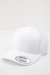 Yupoong Trucker Cap / Snapback - White Einheitsgroesse Herren