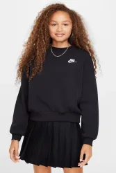 Nike Sportswear Club Fleece Oversize Sweatshirt - Black M Kids
